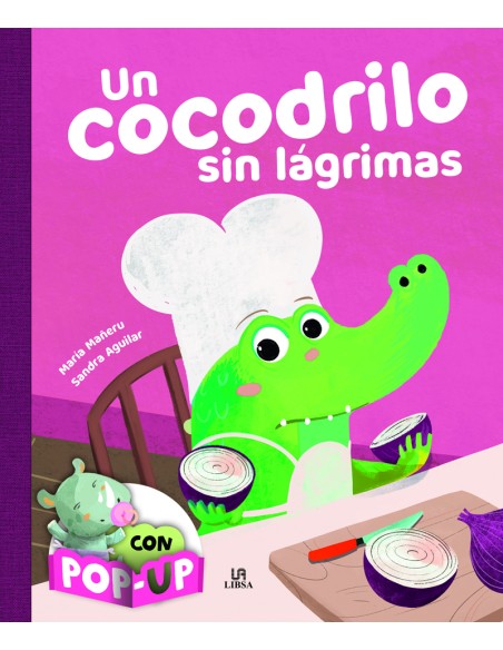 UN COCODRILO SIN LAGRIMAS COL ABRAZOS CON POP UP