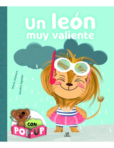 UN LEON MUY VALIENTE COL ABRAZOS CON POP UP