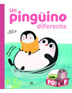 UN PINGUINO DIFERENTE COL ABRAZOS CON POP UP