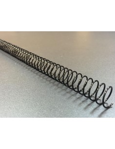 PACK 50 ESPIRALES FELLOWES MET. NEGRO 30MM