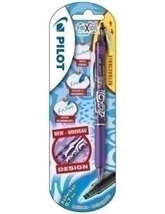 BOLIG.PILOT FRIXION BALL CLICKER VIOLETA - Pack de 12 unidades