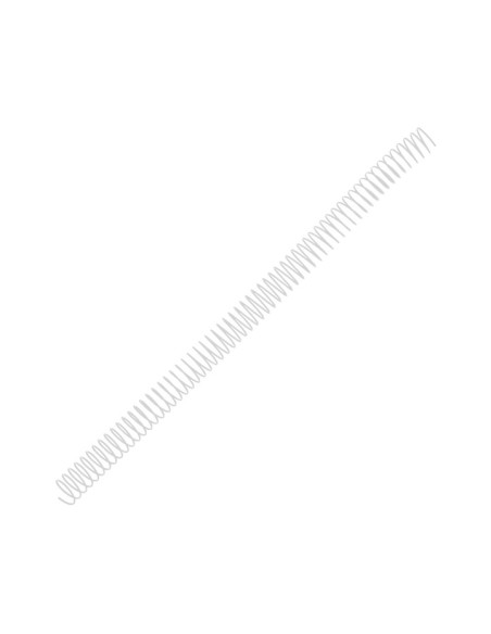 PACK 100 ESPIRALES FELLOWES MET. BLANCO 16MM