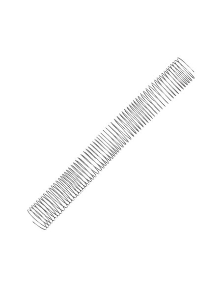 PACK 25 ESPIRALES FELLOWES MET. PLATA 40MM