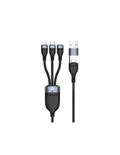 ETTA06B15 cable USB USB 2.0 1,5 m USB C USB C/Micro-USB B/Lightning Negro