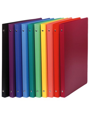 Polypropylene ring binders, Plain White carpeta de cartón A4 Blanco