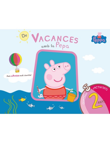 Quadern de vacances amb la Peppa 2 anys