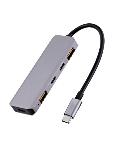 TCHUBUSBC base para portátil y replicador de puertos Alámbrico USB 3.2 Gen 2 (3.1 Gen 2) Type-C Aluminio