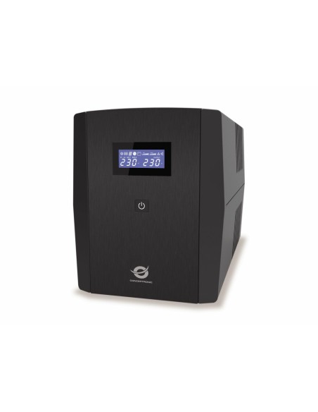 ZEUS08EM sistema de alimentación ininterrumpida (UPS) Línea interactiva 1,5 kVA 900 W 5 salidas AC