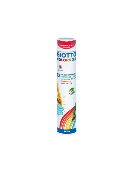 Bote metálico 12 lápices de colores mina Ø3,0mm. Colors 3.0 276900 - Pack de 16 unidades