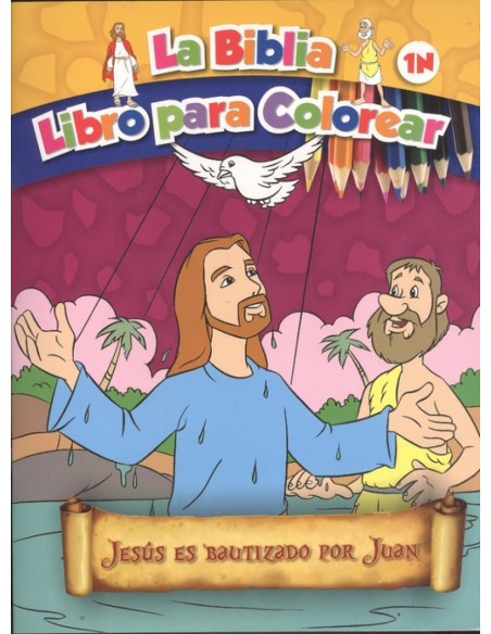 Jesus es bautizado por Juan