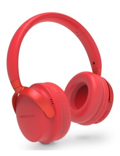 Style 3 Auriculares Inalámbrico y alámbrico Diadema Llamadas/Música USB Tipo C Bluetooth Rojo