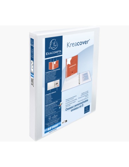 51822E carpeta de cartón A4 Blanco