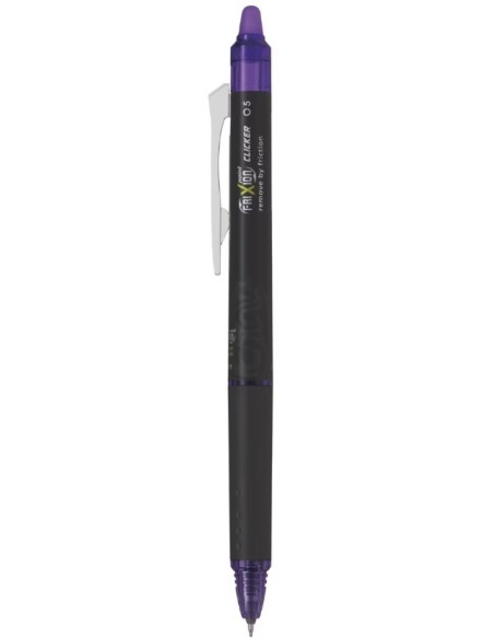 C 12 boligrafo frixion clicker point 05mm violeta borrable
