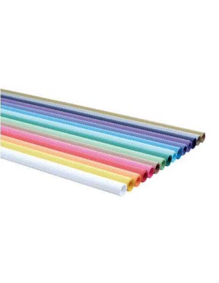 C 6 rollos papel kraft verjurado amarillo 1x5M FABRISA