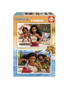 PUZZLE 2X100 PIEZAS VAIANA 2