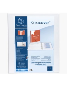 51826E carpeta de cartón A4 Blanco