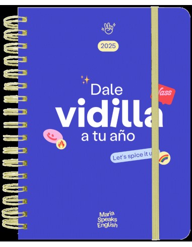 Agenda anual semanal 2025 Maria Speaks English