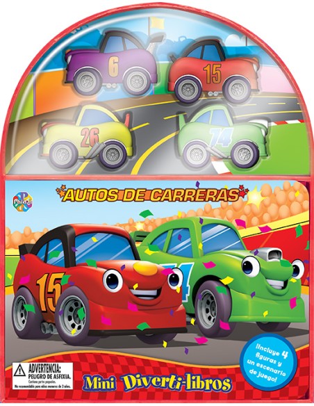 Autos de carreras Mini Diverti Libros