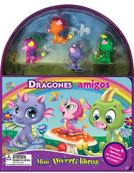 Dragones amigos Mini Diverti Libros
