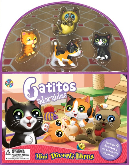 Gatitos adorables Mini Diverti Libros