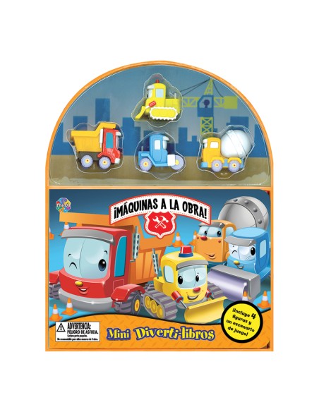 Maquinas a la obra Mini Diverti Libros