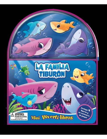 La familia Tiburon Mini Diverti Libros