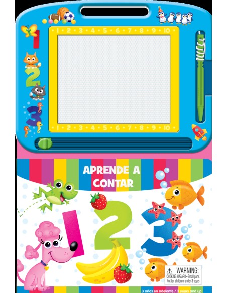 Aprende a contar LibroPizarra magnetica