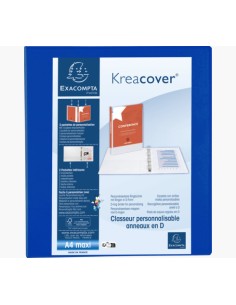 51843BE carpeta de cartón A4 Azul