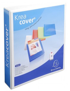 51845E carpeta de cartón A4 Blanco