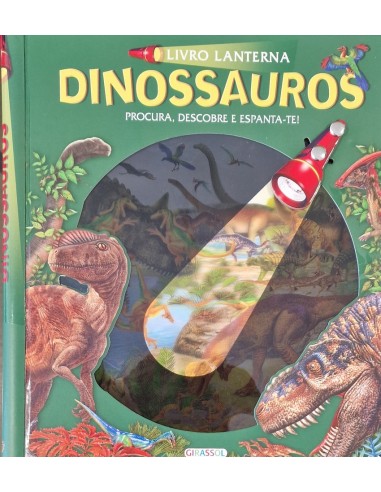 LIVRO LANTERNA DINOSSAUROS