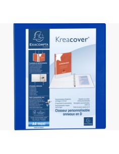 51846BE carpeta de cartón A4 Azul