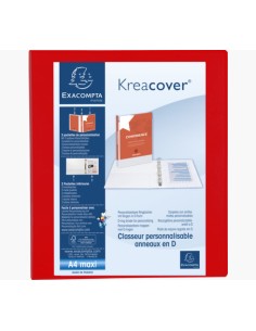 51846RE carpeta de cartón A4 Rojo