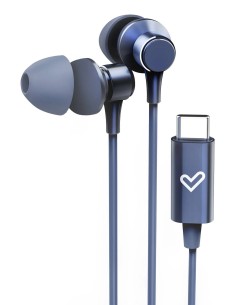 Metallized Type C Auriculares Alámbrico Dentro de oído Llamadas/Música USB Tipo C Azul
