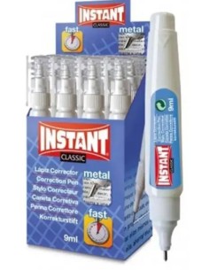 EXP 12 BOLIGRAFO CORRECTOR 9ML INSTANT CLASSIC