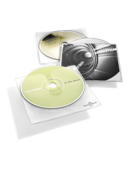 520219 funda para discos ópticos Funda de DVD 1 discos Transparente