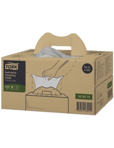 520372 trapo para limpiar Papel Gris 210 pieza(s)