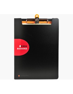 Klemplaat Exaboard portapapel A4 Polipropileno (PP) Negro