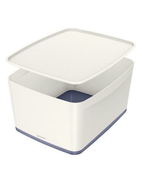MyBox Bandeja de almacenamiento Rectangular Acrilonitrilo butadieno estireno (ABS) Gris, Blanco