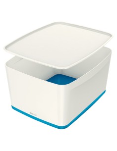 MyBox Bandeja de almacenamiento Rectangular Acrilonitrilo butadieno estireno (ABS) Azul, Blanco
