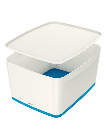 MyBox Bandeja de almacenamiento Rectangular Acrilonitrilo butadieno estireno (ABS) Azul, Blanco