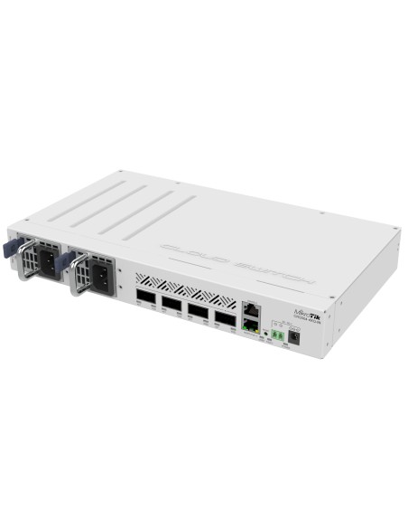 CRS504-4XQ-IN switch Gestionado Fast Ethernet (10/100) Energía sobre Ethernet (PoE) Blanco