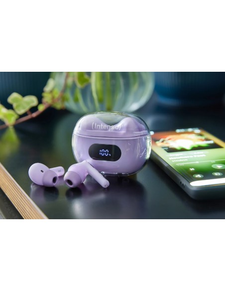 T313AE Auriculares True Wireless Stereo (TWS) Dentro de oído Llamadas/Música/Deporte/Uso diario USB Tipo C Bluetooth Púrpura