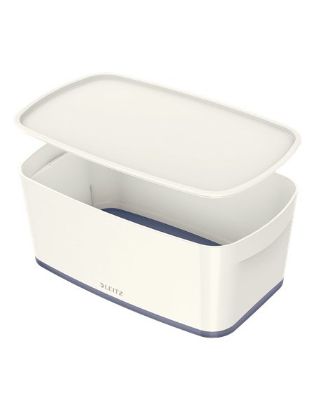 MyBox Bandeja de almacenamiento Rectangular Acrilonitrilo butadieno estireno (ABS) Gris, Blanco