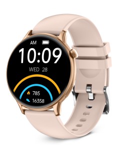 Smartwatch Core 2, Pantalla AMOLED 1,43", Aut. 5 días, Modos deporte y salud, Llamadas, Asistentes de voz, Rosa