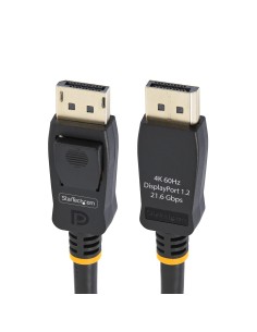 Cable DisplayPort 1.2 4K 60Hz de 2m - Cable DP UHD con Pestillos - con Certificación VESA - Cable para Monitor DisplayPort - Paq