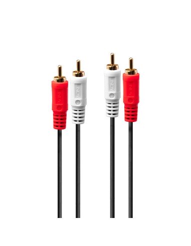 35663 cable de audio 5 m 2 x RCA Negro, Rojo, Blanco