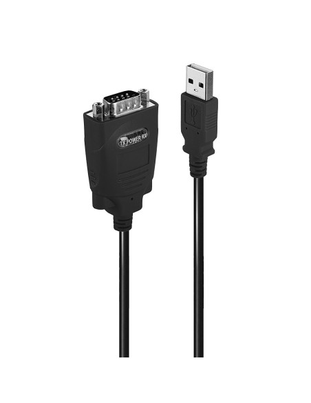 42845 cable de serie Negro 1 m