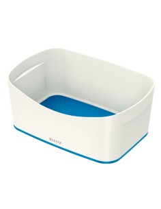 MyBox Bandeja de almacenamiento Rectangular ABS sintéticos Azul, Blanco