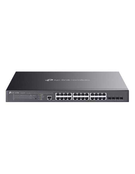 Omada SG3428XMPP switch Gestionado L2+ Gigabit Ethernet (10/100/1000) Energía sobre Ethernet (PoE) 1U Negro