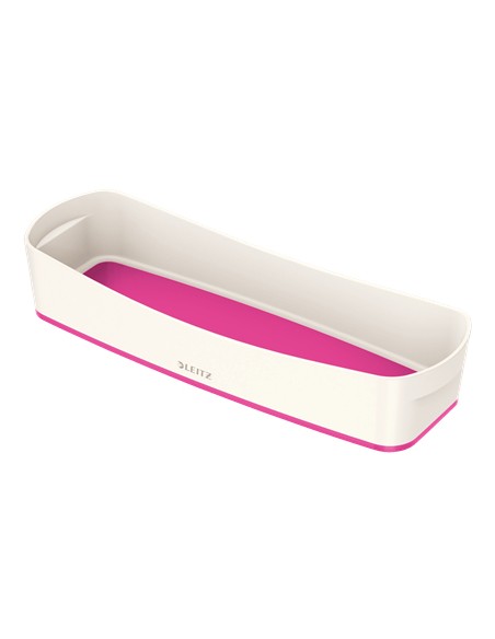 MyBox Bandeja de almacenamiento Rectangular ABS sintéticos Rosa, Blanco